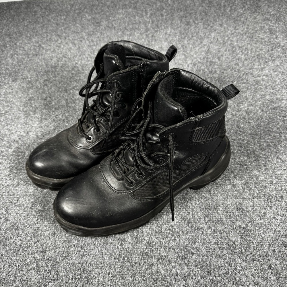 Worx by Red Wing Work Boots Mens Size 9.5 Black Leather Side Zip Soft Toe Shoes